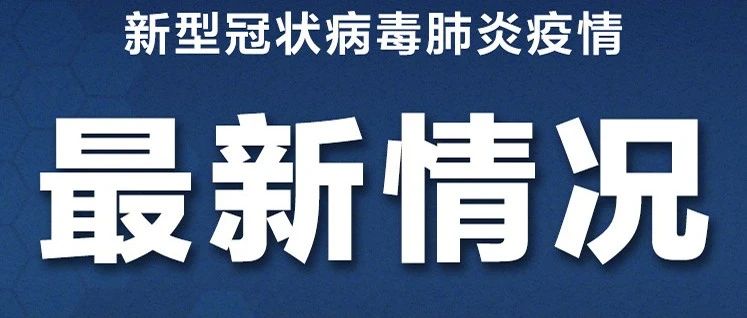 新型肺炎疫情最新通报